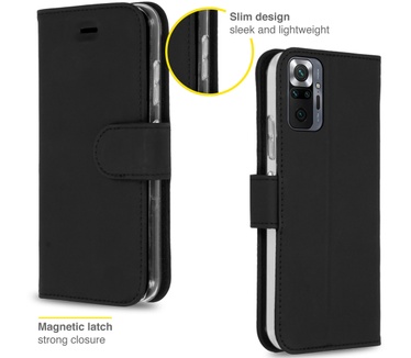 Accezz Wallet Softcase Bookcase Xiaomi Redmi Note 10 Pro - Zwart (Redmi Note 10 Pro) Zwart