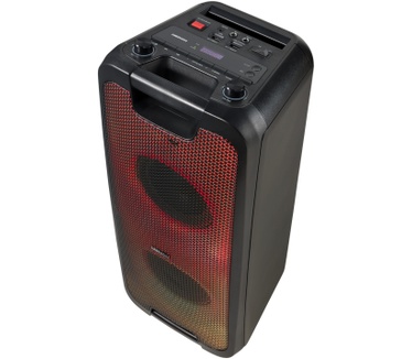 Medion LIFE E61400 partyspeaker, LC-display, Bluetooth 5.0, Karaoke, Eenvoudig te transporteren, 2 x 22 W RMS