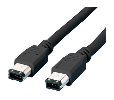 Equip FireWire IEEE-1394 Cable 6/4-pin, 1,8 m - black
