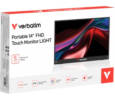 Verbatim Portable 14" FHD Touch Monitor LIGHT