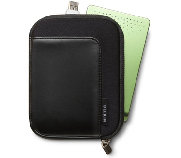 Belkin 2.5 NPRN/PU LTHR HDD Case Black