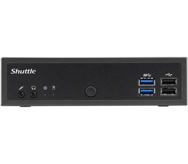 Shuttle X PÐ¡ slim Slim Barebone DH02U, Celeron 3865U 1.8 GHz, NVIDIA GeForce GT 1050, 2 260 pin DDR4 SODIMM, HDMI 2.0b 4, USB 3.0 4, Intel Gigabit Ethernet (DH02U)