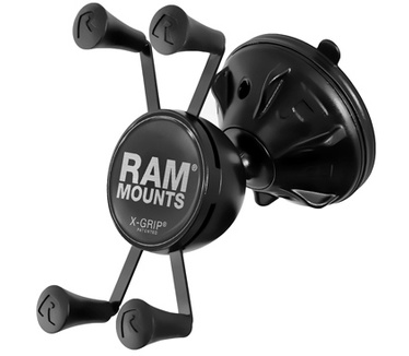RAM Mount X-Grip Phone Mount with Mighty-Buddy Suction Cup