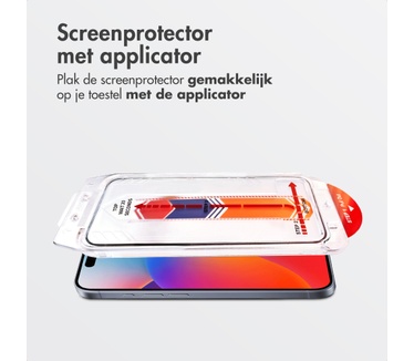 Accezz Gehard Glas Screenprotector + Applicator - 2-pack