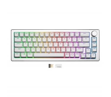Cooler Master CK721 (TTC Red, Qwerty UK) Wit