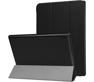qMust Lenovo Tab 4 10 Smart Tri-Fold Case - Zwart