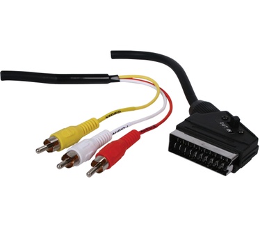 HQ Products SCART - 3x RCA 1.5m