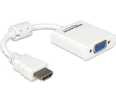 Delock Adapter HDMI-A male > VGA female white