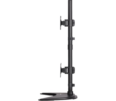 Tripp-Lite Dual Vertical Flat-Screen Desk Stand / Clamp Mount for 15 to 27 Flat-Screen Displays