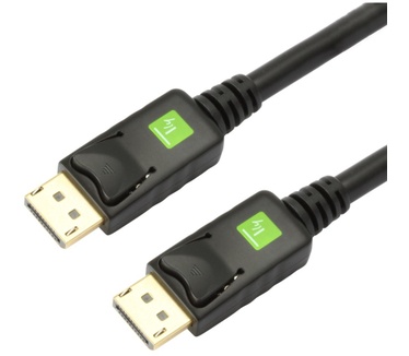 Techly Audio/Video DisplayPort M/M 0.5m Black  ICOC DSP-A-005 Zwart