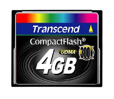Transcend 4GB 300x CompactFlash Card