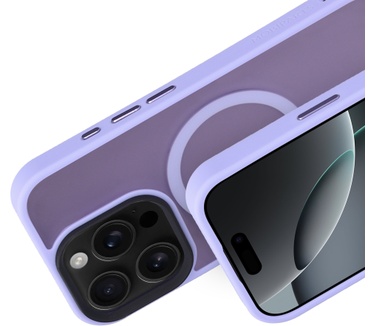 Mobiparts Hardcover Apple iPhone 16 Pro Satin Lila (Magsafe Compatible)