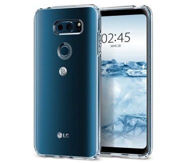 Spigen LG V30 Hoesje Liquid Crystal Transparant