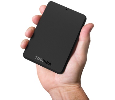 Toshiba STOR.E Canvio 3.0 Basics Portable Hard Drive 1TB Zwart