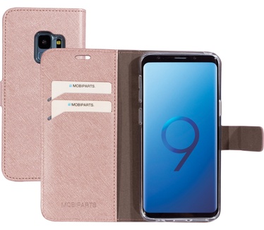 Mobiparts Saffiano Wallet Case Samsung Galaxy S9 Pink