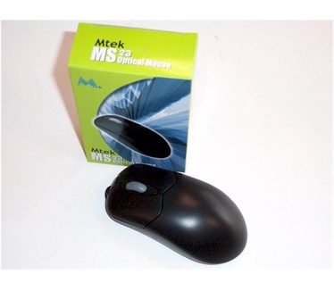 Mtek MS23 Optical Wheel Mouse Black