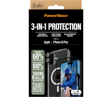 PanzerGlass PanzerGlass® 3-in-1 Protection Bundle iPhone 16 Plus