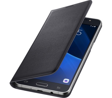 Samsung Galaxy J5 (2016) Flip Wallet - Black (Galaxy J5(2016)) Zwart