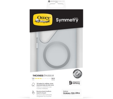 Otterbox Symmetry Clear Magnets Series voor Samsung Galaxy S26 Ultra, transparant
