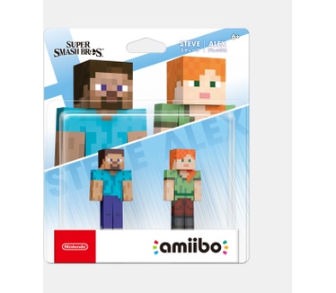 Nintendo amiibo Steve & Alex Super Smash Bros