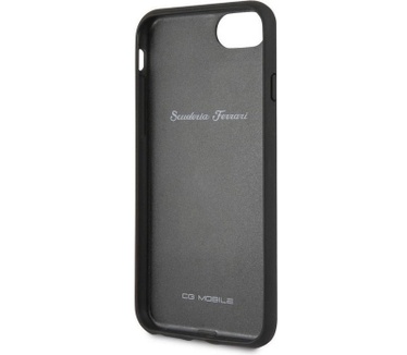 Ferrari Perforated Back Case - Apple iPhone 7/8 (4.7") - Zwart Zwart
