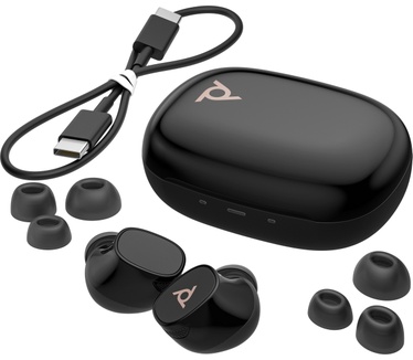 Poly Voyager Free 20 Black Earbuds +Basic Charge Case