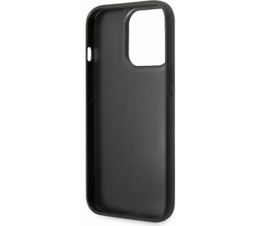 Karl Lagerfeld Quilted Puffy Back Case iPhone 14 Pro Max - Zwart Zwart