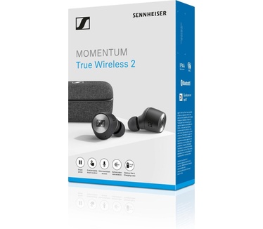 Sennheiser MOMENTUM True Wireless II - Volledig draadloze oordopjes - Zwart (Wit, Zwart)
