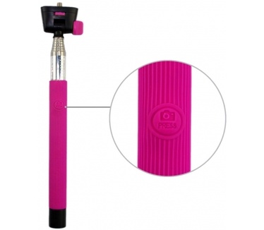 Mobiparts Wireless Bluetooth Selfie Stick Pink