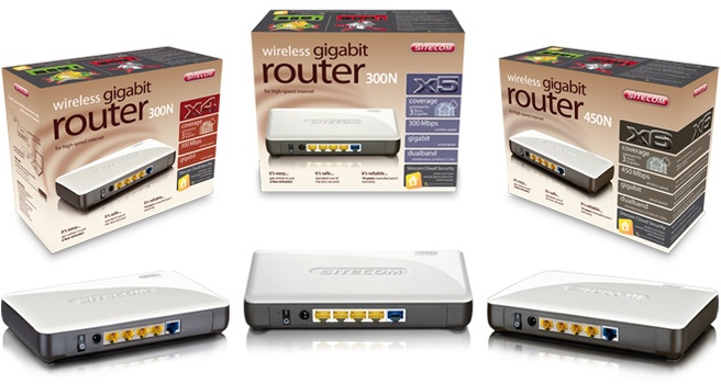 Sitecom Pure E-motion X-serie 2.0 modem- en routerlijn