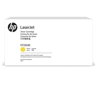 HP 654A Ylw Contract LJ Toner Cartridge