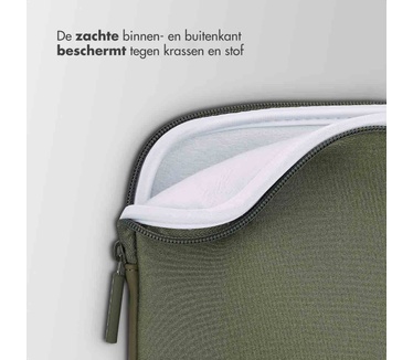 Accezz Basis Laptop hoes 13-14 inch - Laptopsleeve - Groen