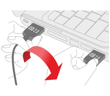 Delock EASY-USB 2.0-A - USB 2.0 micro-B, 1m