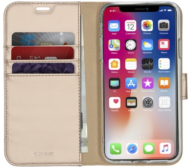 Accezz Wallet Softcase Bookcase iPhone 11 Pro Max - Goud