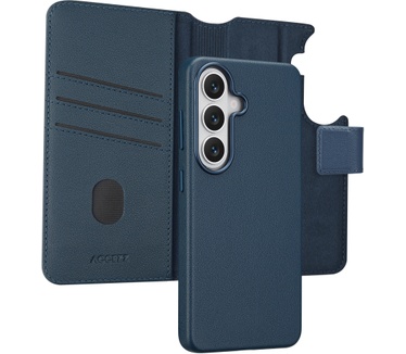 Accezz Leather Bookcase 2-in-1 met MagSafe Samsung Galaxy S26 - Nightfall Blue