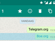 Whatsapp blokkeert Telegram