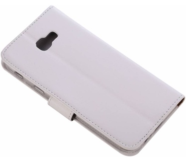 Luxe Lederen Bookcase hoesje voor de Samsung Galaxy A7 2017 - Wit (Samsung Galaxy A7 2017) Wit