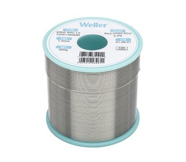 Weller WSW SAC L0 1,0mm, 500g, SN3,0AG0,5CU3,5%
