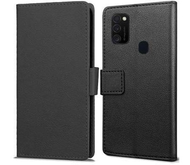 qMust Samsung Galaxy M21 Wallet Hoesje Zwart