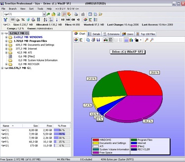 TreeSize Professional 4.0.2 build 291 screenshot (resized)