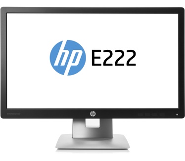 HP EliteDisplay E222 Zilver, Zwart