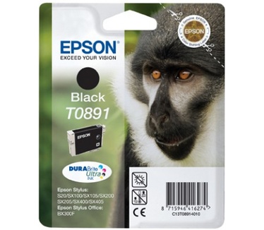 Epson inktpatroon Black T0891 DURABrite Ultra Ink