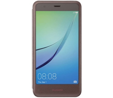 Huawei Origineel Smart View Book Cover voor Nova - Bruin Bruin