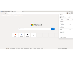 Microsoft Edge oud vs nieuw menu
