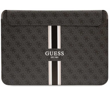 Guess 4G Printed Stripe Sleeve o.a. Apple MacBook (13"/14") Grijs Grijs