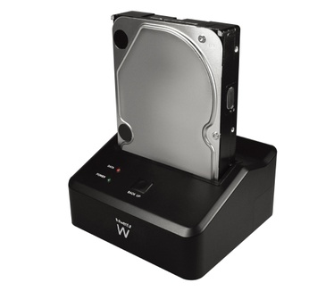 Ewent Ewent SATA Dockingstat f. 2.5" + 3.5" 3.0 USB (EW7011) Zwart