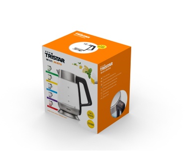 Tristar WK-3375 Glazen waterkoker met LED en thermostaat