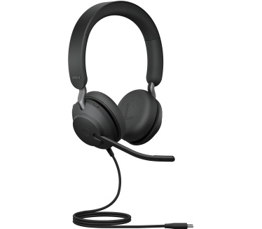 Jabra Evolve2 40 USB-C (Zwart)