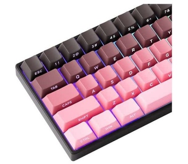 Akko MONSGEEK FUN60 Max Shine-Through Black-Pink Gradient Hall Effect Magnetische Switch 8K Hz ARGB Draadloos Hotswap Mechanisch Gaming Toetsenbord