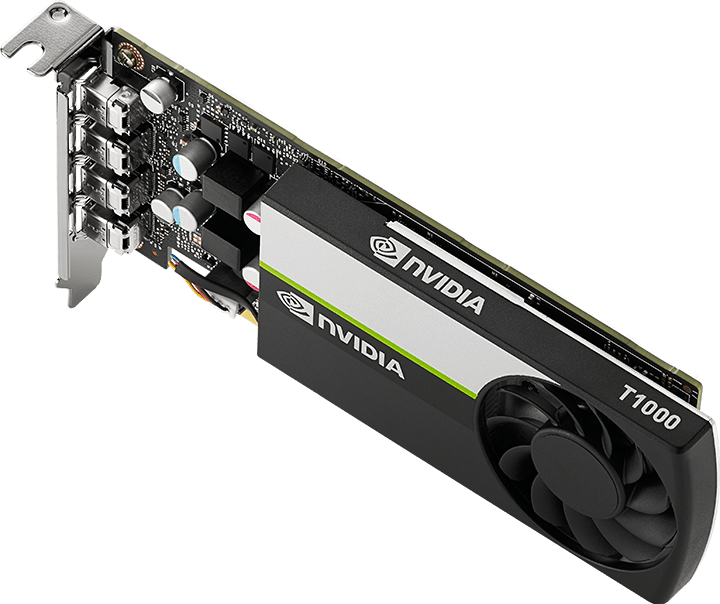 PNY Nvidia T1000 4GB (VCNT1000-PB) - Kenmerken - Tweakers